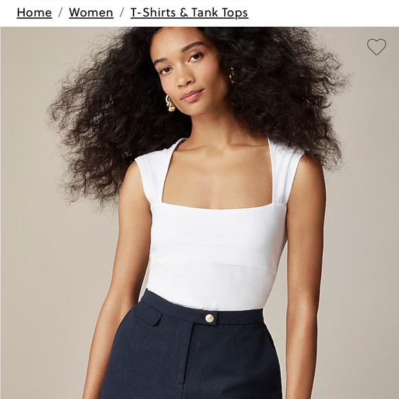 J Crew Square Neck Tank - Picture 2 of 10